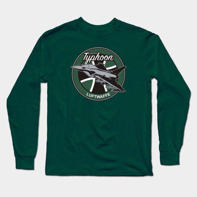 Luftwaffe Eurofighter Typhoon Long Sleeve T-Shirt by Tailgunnerstudios